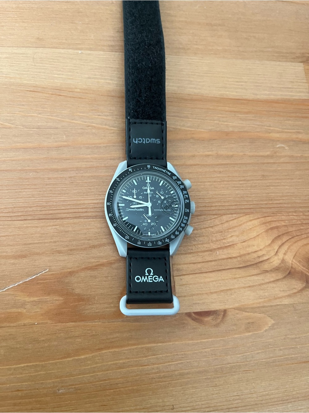 Omega x Swatch Moonswatch Black Speedmaster Watch Only